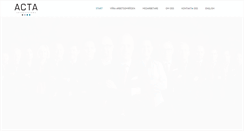 Desktop Screenshot of advokatacta.se